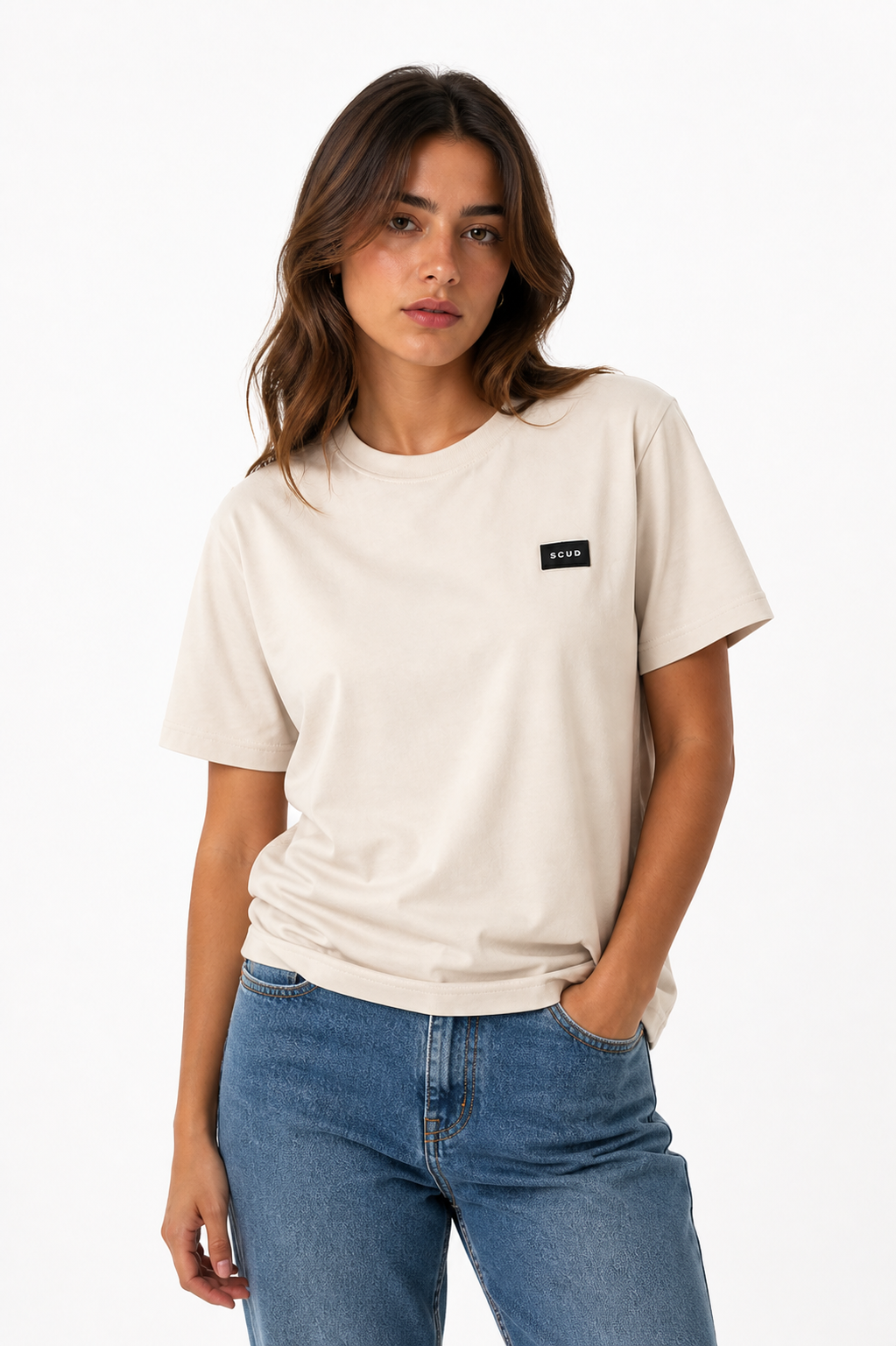 T-Shirt Scud Unisex Panna